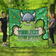 Canberra Raiders Custom Quilt - Team With Dot And Star Patterns For Tough Fan Quilt