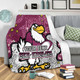Manly Warringah Sea Eagles Blanket - Team With Dot And Star Patterns For Tough Fan Blanket