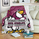 Manly Warringah Sea Eagles Blanket - Team With Dot And Star Patterns For Tough Fan Blanket