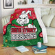 South Sydney Rabbitohs Blanket - Team With Dot And Star Patterns For Tough Fan Blanket