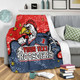 Sydney Roosters Custom Blanket - Team With Dot And Star Patterns For Tough Fan Blanket