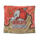 Redcliffe Dolphins Custom Tapestry - Team With Dot And Star Patterns For Tough Fan Tapestry