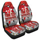 St. George Illawarra Dragons Custom Car Seat Cover - Team With Dot And Star Patterns For Tough Fan Car Seat Cover