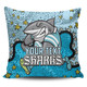 Cronulla-Sutherland Sharks Custom Pillow Cases - Team With Dot And Star Patterns For Tough Fan Pillow Cases