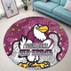 Manly Warringah Sea Eagles Round Rug - Team With Dot And Star Patterns For Tough Fan Round Rug