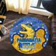 Parramatta Eels Custom Round Rug - Team With Dot And Star Patterns For Tough Fan Round Rug