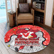 St. George Illawarra Dragons Custom Round Rug - Team With Dot And Star Patterns For Tough Fan Round Rug