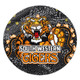 Wests Tigers Custom Round Rug - Team With Dot And Star Patterns For Tough Fan Round Rug