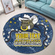 North Queensland Cowboys Custom Round Rug - Team With Dot And Star Patterns For Tough Fan Round Rug