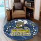 North Queensland Cowboys Custom Round Rug - Team With Dot And Star Patterns For Tough Fan Round Rug