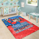 Newcastle Knights Custom Area Rug - Team With Dot And Star Patterns For Tough Fan Area Rug