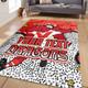 St. George Illawarra Dragons Custom Area Rug - Team With Dot And Star Patterns For Tough Fan Area Rug