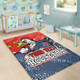 Sydney Roosters Custom Area Rug - Team With Dot And Star Patterns For Tough Fan Area Rug