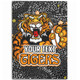 Wests Tigers Custom Area Rug - Team With Dot And Star Patterns For Tough Fan Area Rug