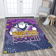 Melbourne Storm Custom Area Rug - Team With Dot And Star Patterns For Tough Fan Area Rug