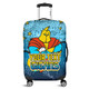 Gold Coast Titans Custom Luggage Cover - Team With Dot And Star Patterns For Tough Fan Luggage Cover