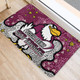 Manly Warringah Sea Eagles Doormat - Team With Dot And Star Patterns For Tough Fan Doormat