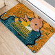 Australia Wallabies Custom Doormat - Team With Dot And Star Patterns For Tough Fan Doormat