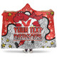 St. George Illawarra Dragons Custom Hooded Blanket - Team With Dot And Star Patterns For Tough Fan Hooded Blanket