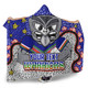 New Zealand Warriors Custom Hooded Blanket - Team With Dot And Star Patterns For Tough Fan Hooded Blanket