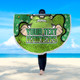 Canberra Raiders Custom Beach Blanket - Team With Dot And Star Patterns For Tough Fan Beach Blanket