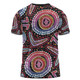 Australia Dot Painting Inspired Aboriginal T-shirt - Boomerang From Aboriginal Art T-shirt