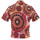 Australia Dot Painting Inspired Aboriginal Hawaiian Shirt - Circle In The Aboriginal Dot Art Style Hawaiian Shirt