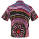 Australia Dot Painting Inspired Aboriginal Hawaiian Shirt - Aboriginal Color Dot Inspired Hawaiian Shirt