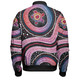 Australia Dot Painting Inspired Aboriginal Bomber Jacket - Turtles With Dot In Aboriginal Bomber Jacket