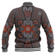 Australia Dot Painting Inspired Aboriginal Baseball Jacket - Aboriginal Dot Indigenous Art Inspired Baseball Jacket