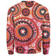 Australia Dot Painting Inspired Aboriginal Sweatshirt - Circle In The Aboriginal Dot Art Style Sweatshirt