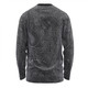 Australia Dot Painting Inspired Aboriginal Long Sleeve T-shirt - Aboriginal Dot Grey Art With Animals Long Sleeve T-shirt