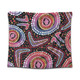 Australia Dot Painting Inspired Aboriginal Tapestry - Boomerang From Aboriginal Art Tapestry