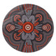 Australia Dot Painting Inspired Aboriginal Round Rug - Aboriginal Dot Indigenous Art Inspired Round Rug