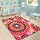 Australia Dot Painting Inspired Aboriginal Area Rug - Circle In The Aboriginal Dot Art Style Area Rug