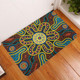Australia Dot Painting Inspired Aboriginal Doormat - Aboriginal Dot Art Color Inspired Doormat