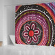 Australia Dot Painting Inspired Aboriginal Shower Curtain - Aboriginal Color Dot Inspired Shower Curtain