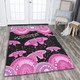 Australia Animals Aboriginal Area Rug - Your Wings Already Exist Aboriginal Pink Butterflies Art Inspired Area Rug