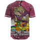 Queensland Cane Toads Custom Baseball Shirt - Australian Big Things Baseball Shirt