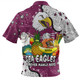 Manly Warringah Sea Eagles Zip Polo Shirt - Australian Big Things Zip Polo Shirt