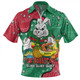 South Sydney Rabbitohs Zip Polo Shirt - Australian Big Things Zip Polo Shirt