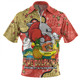 Redcliffe Dolphins Custom Zip Polo Shirt - Australian Big Things Zip Polo Shirt
