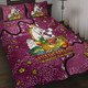 Brisbane Broncos Custom Quilt Bed Set - Australian Big Things Quilt Bed Set