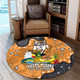 Wests Tigers Custom Round Rug - Australian Big Things Round Rug