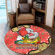 Redcliffe Dolphins Custom Round Rug - Australian Big Things Round Rug
