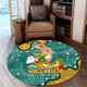 Australia Wallabies Custom Round Rug - Australian Big Things Round Rug