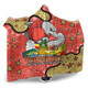 Redcliffe Dolphins Custom Hooded Blanket - Australian Big Things Hooded Blanket