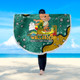 Australia Wallabies Custom Beach Blanket - Australian Big Things Beach Blanket