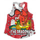 St. George Illawarra Dragons Custom Women Racerback Singlet - Australian Big Things Women Racerback Singlet