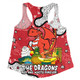 St. George Illawarra Dragons Custom Women Racerback Singlet - Australian Big Things Women Racerback Singlet